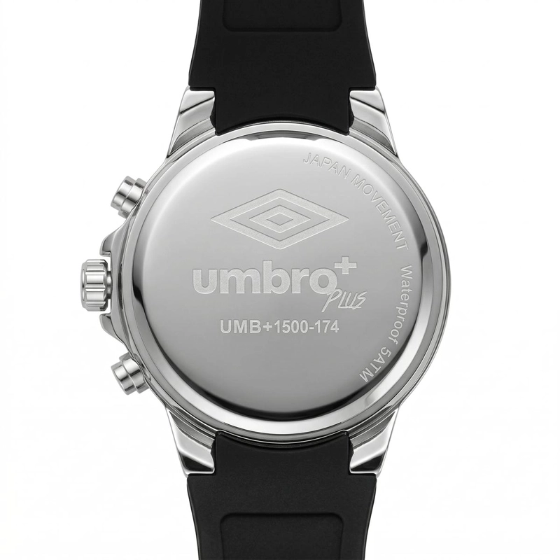RELOJ ANALOGO HOMBRE UMBRO PLUS NEGRO UMBP-1500-174 - 4