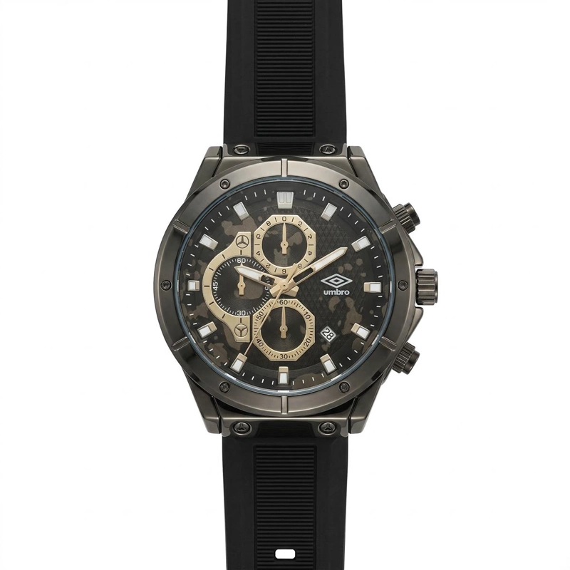 RELOJ ANALOGO HOMBRE UMBRO PLUS NEGRO UMBP-1500-161 - 2