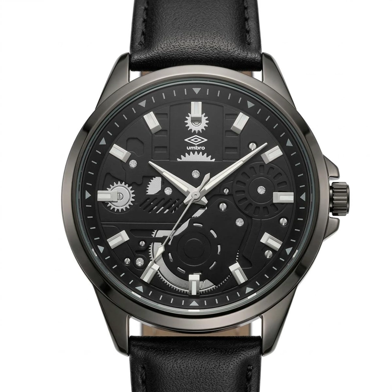 RELOJ ANALOGO HOMBRE UMBRO PLUS NEGRO UMBP-1500-72 - 2