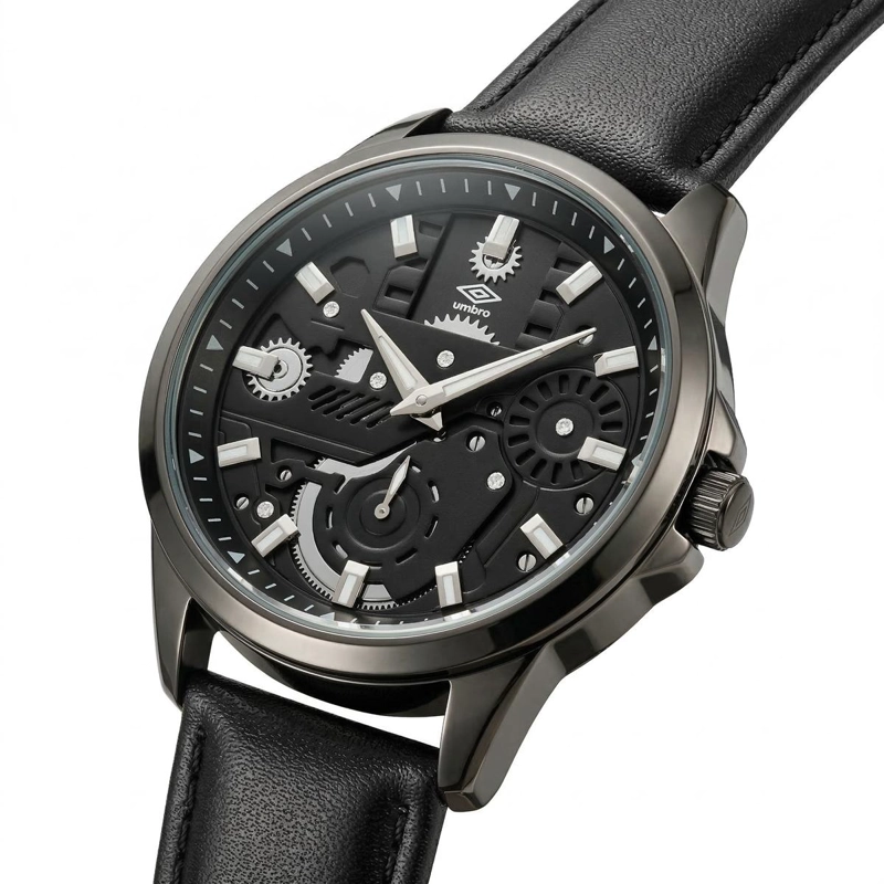 RELOJ ANALOGO HOMBRE UMBRO PLUS NEGRO UMBP-1500-72 - 3