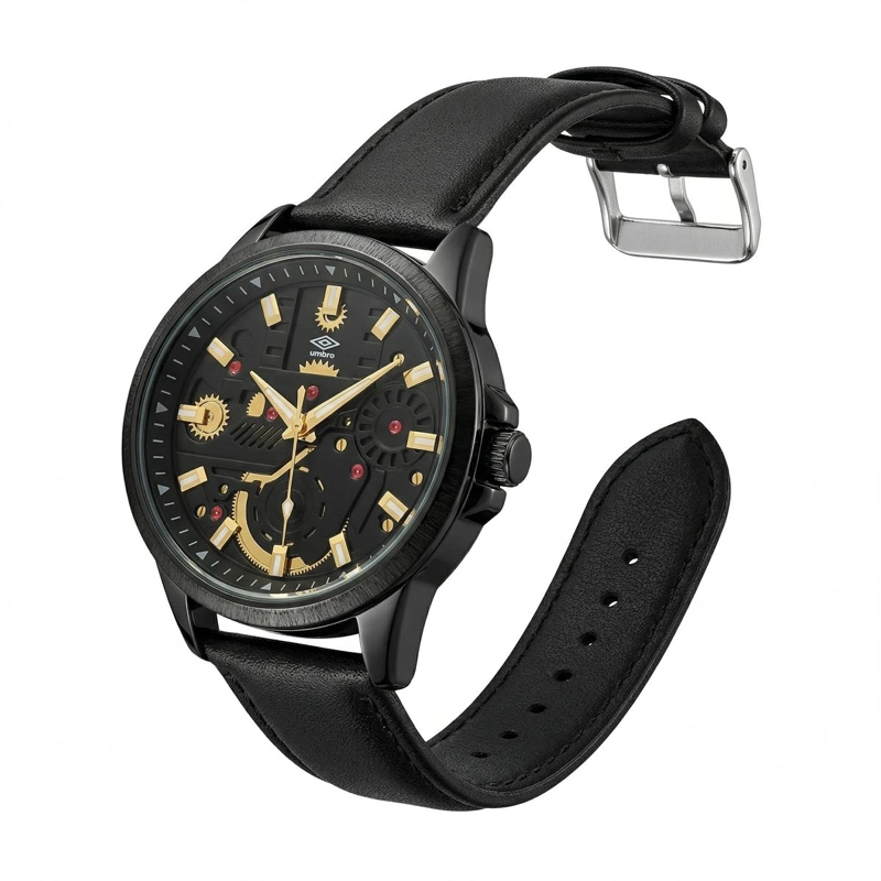 RELOJ ANALOGO HOMBRE UMBRO PLUS NEGRO UMBP-1500-70 - 3