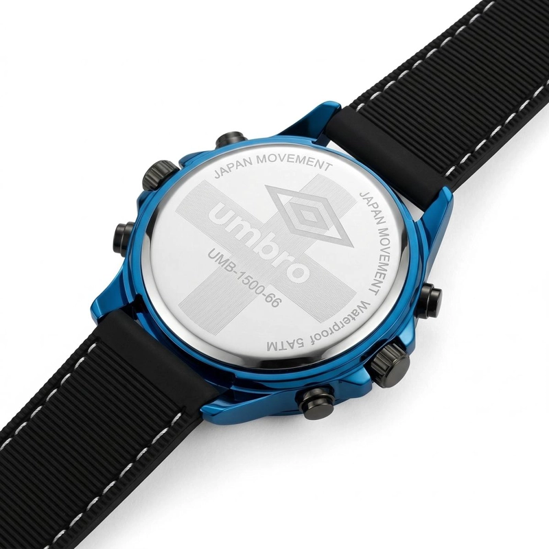 RELOJ ANALOGO HOMBRE UMBRO PLUS NEGRO UMBP-1500-66 - 1