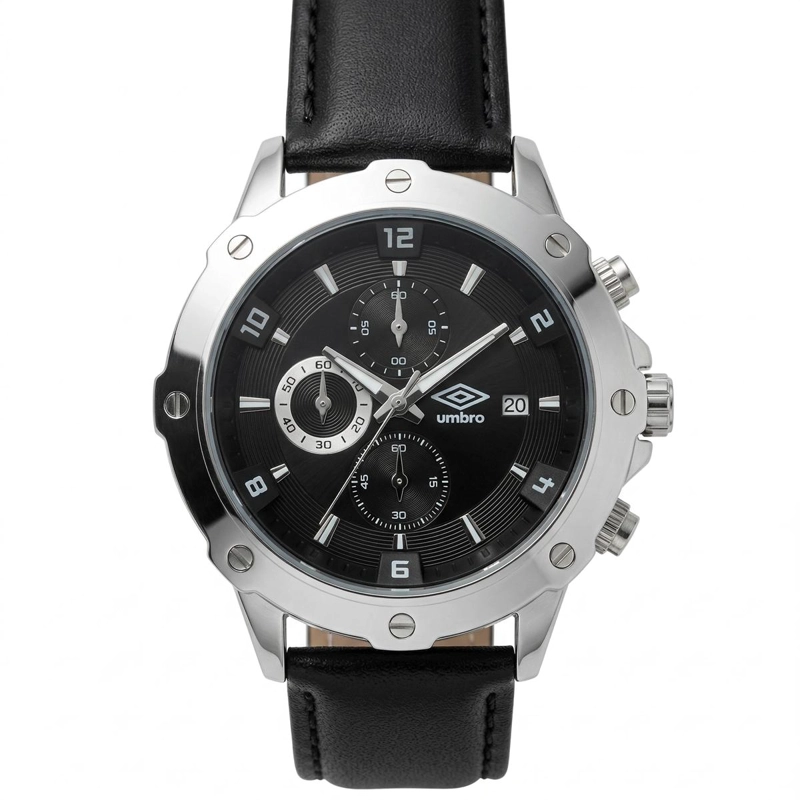 RELOJ ANALOGO HOMBRE UMBRO PLUS NEGRO UMBP-1500-64 - 2