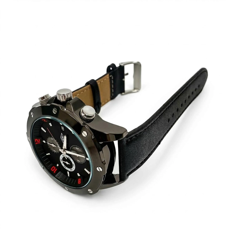 RELOJ ANALOGO HOMBRE UMBRO PLUS NEGRO UMBP-1500-63 - 2