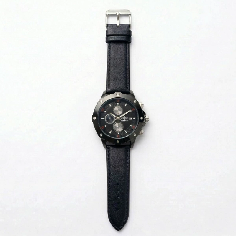 RELOJ ANALOGO HOMBRE UMBRO PLUS NEGRO UMBP-1500-63 - 6