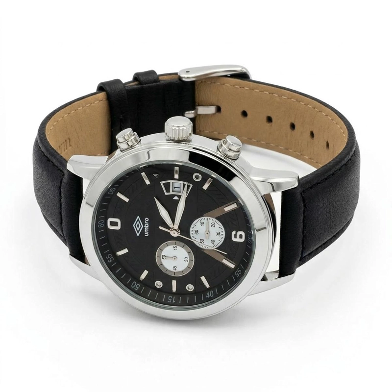 RELOJ ANALOGO HOMBRE UMBRO PLUS NEGRO UMBP-1500-202 - 1