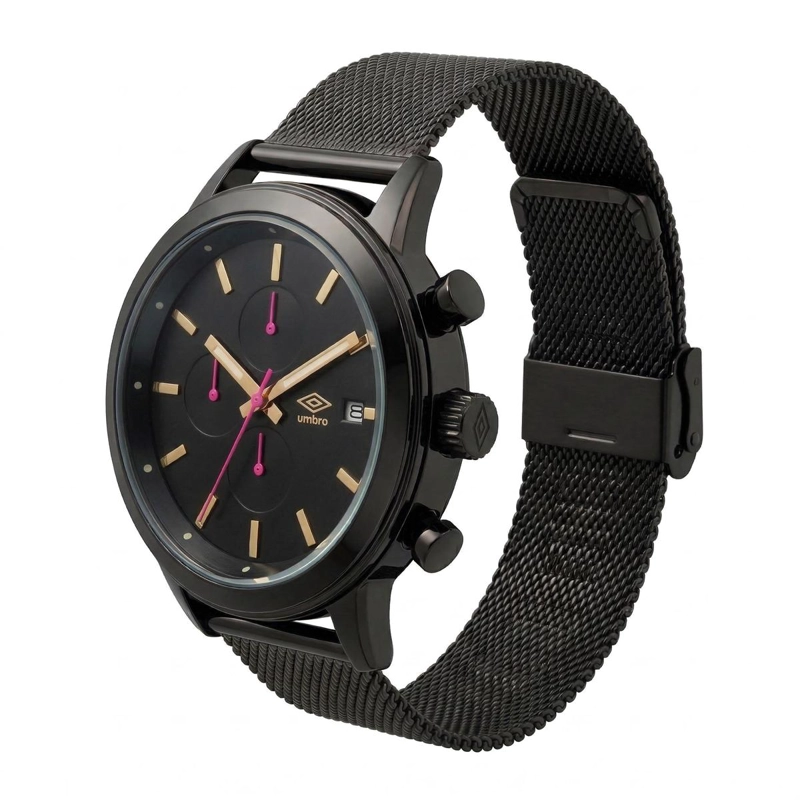RELOJ ANALOGO HOMBRE UMBRO PLUS NEGRO UMBP-1500-199 - 3