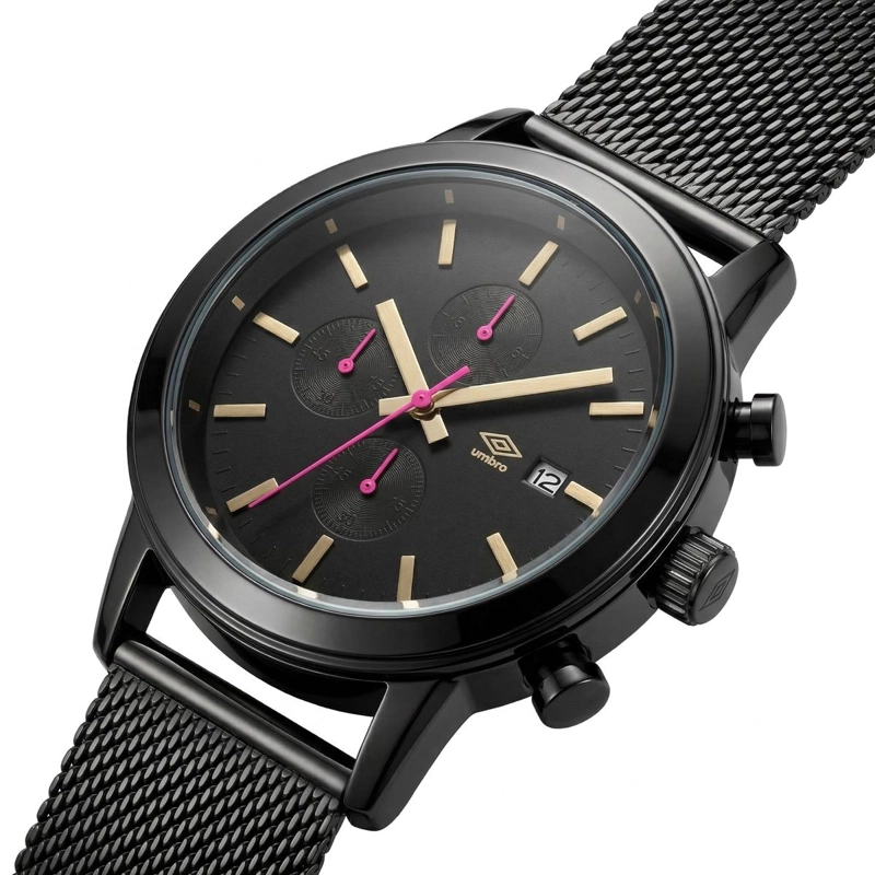 RELOJ ANALOGO HOMBRE UMBRO PLUS NEGRO UMBP-1500-199 - 4