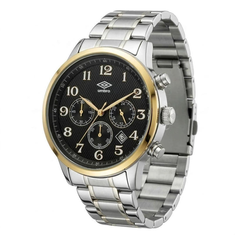 RELOJ ANALOGO HOMBRE UMBRO PLUS PLATEADO UMBP-1500-167 - 1
