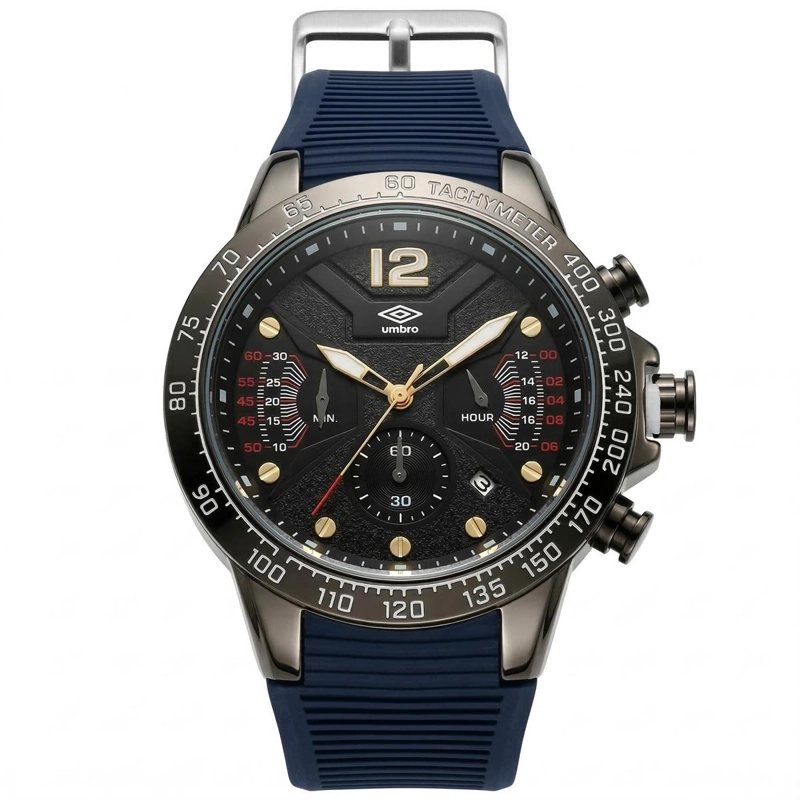 RELOJ ANALOGO HOMBRE UMBRO PLUS NEGRO UMBP-1500-94 - 1