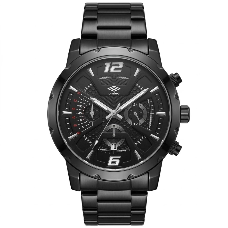 RELOJ ANALOGO HOMBRE UMBRO PLUS NEGRO UMBP-1500-81 - 2