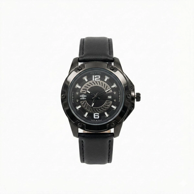 RELOJ ANALOGO HOMBRE UMBRO PLUS NEGRO UMBP-1500-74 - 2