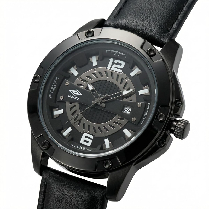 RELOJ ANALOGO HOMBRE UMBRO PLUS NEGRO UMBP-1500-74 - 3