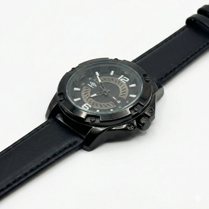 RELOJ ANALOGO HOMBRE UMBRO PLUS NEGRO UMBP-1500-74 - 5