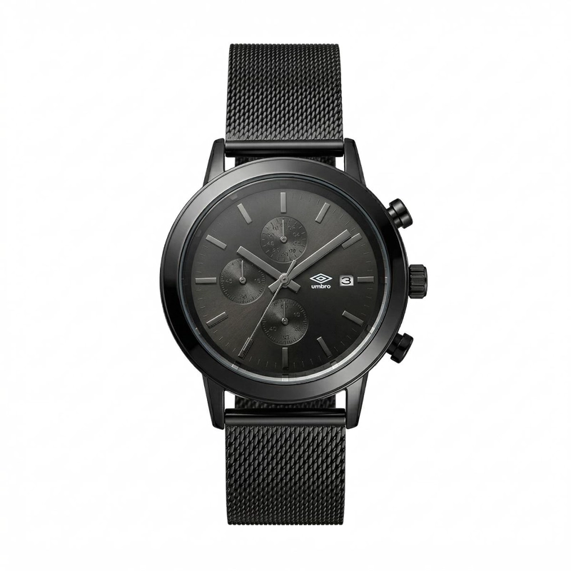 RELOJ ANALOGO HOMBRE UMBRO PLUS NEGRO UMBP-1500-197 - 1