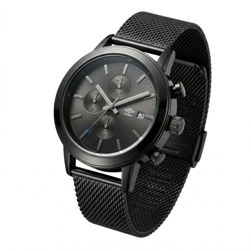 RELOJ ANALOGO HOMBRE UMBRO PLUS NEGRO UMBP-1500-197 - 2