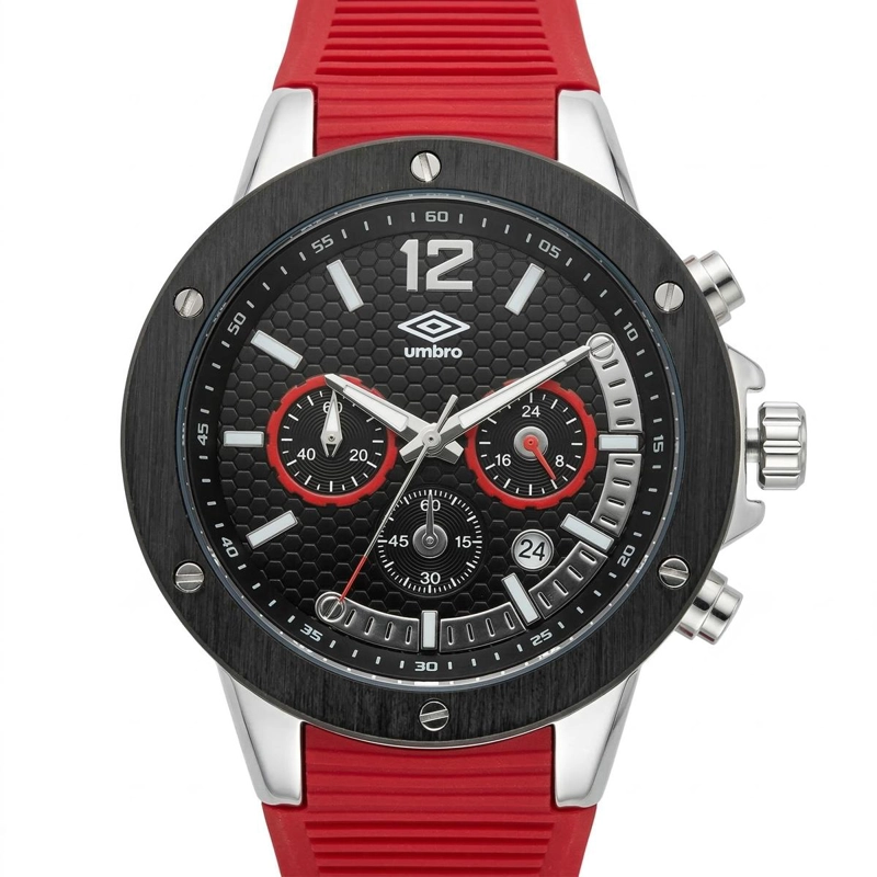 RELOJ ANALOGO HOMBRE UMBRO PLUS ROJO UMBP-1500-173 - 2