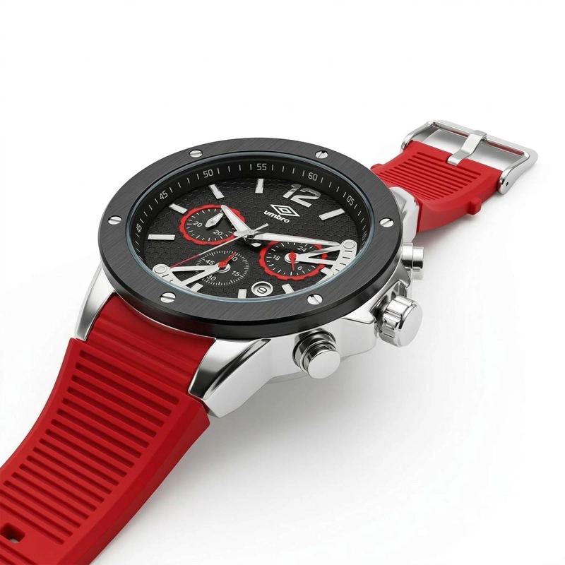 RELOJ ANALOGO HOMBRE UMBRO PLUS ROJO UMBP-1500-173 - 3