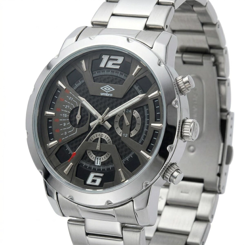 RELOJ ANALOGO HOMBRE UMBRO PLUS PLATEADO UMBP-1500-78 - 3