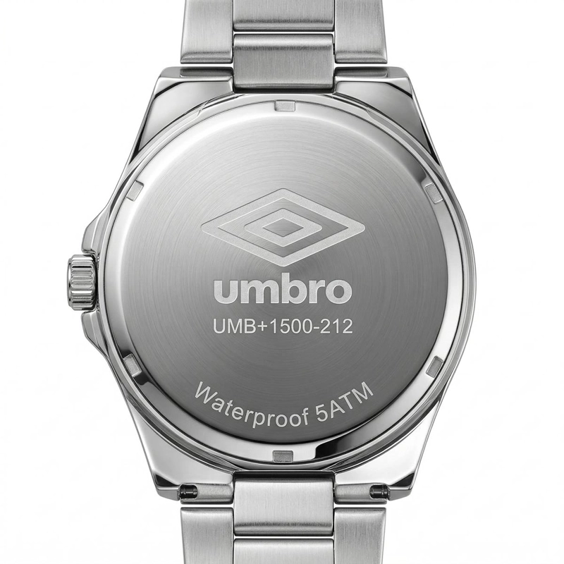 RELOJ ANALOGO HOMBRE UMBRO PLUS PLATEADO UMBP-1500-212 - 1