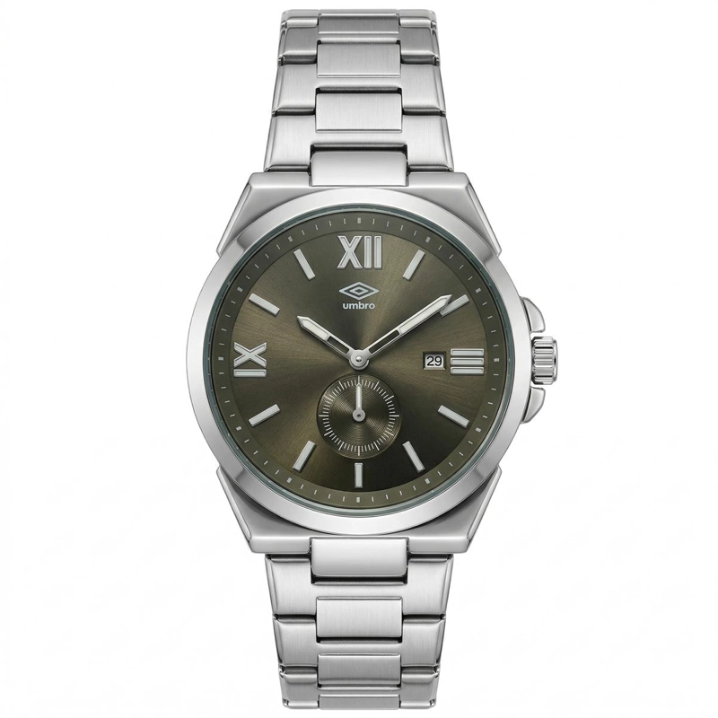 RELOJ ANALOGO HOMBRE UMBRO PLUS PLATEADO UMBP-1500-212 - 2