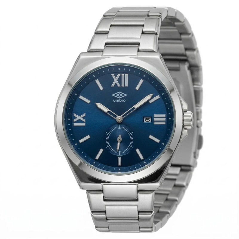 RELOJ ANALOGO HOMBRE UMBRO PLUS PLATEADO UMBP-1500-211 - 3