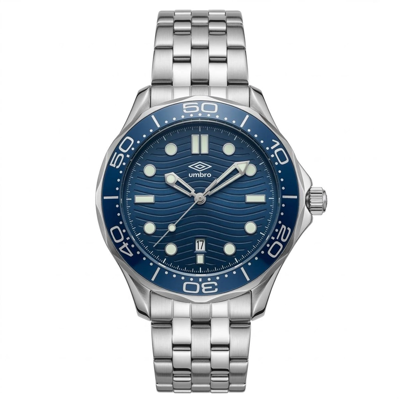 RELOJ ANALOGO HOMBRE UMBRO PLUS PLATEADO UMBP-1500-186 - 2