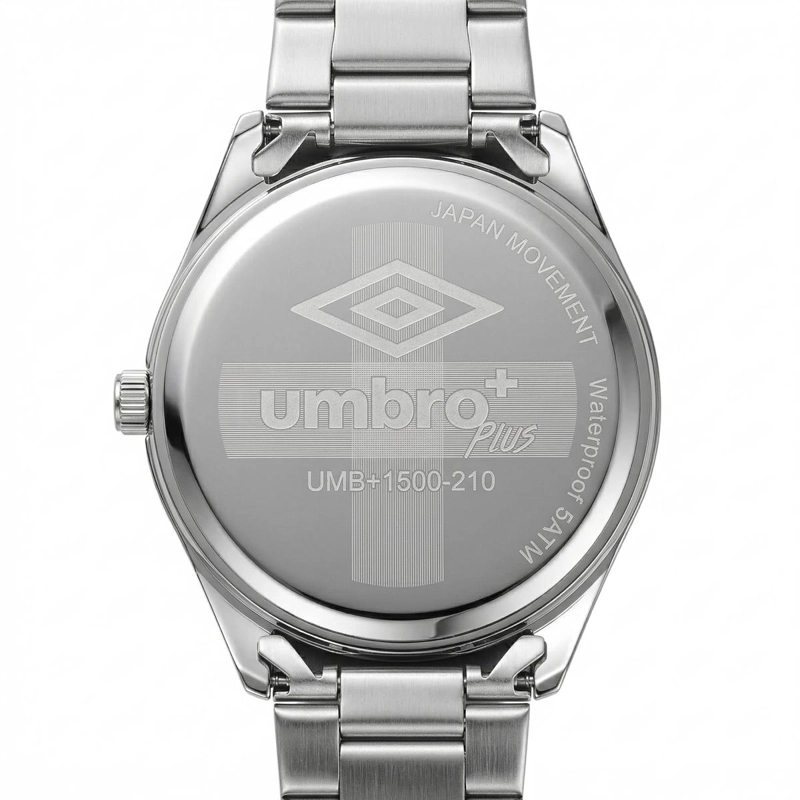 RELOJ ANALOGO HOMBRE UMBRO PLUS PLATEADO UMBP-1500-210 - 1