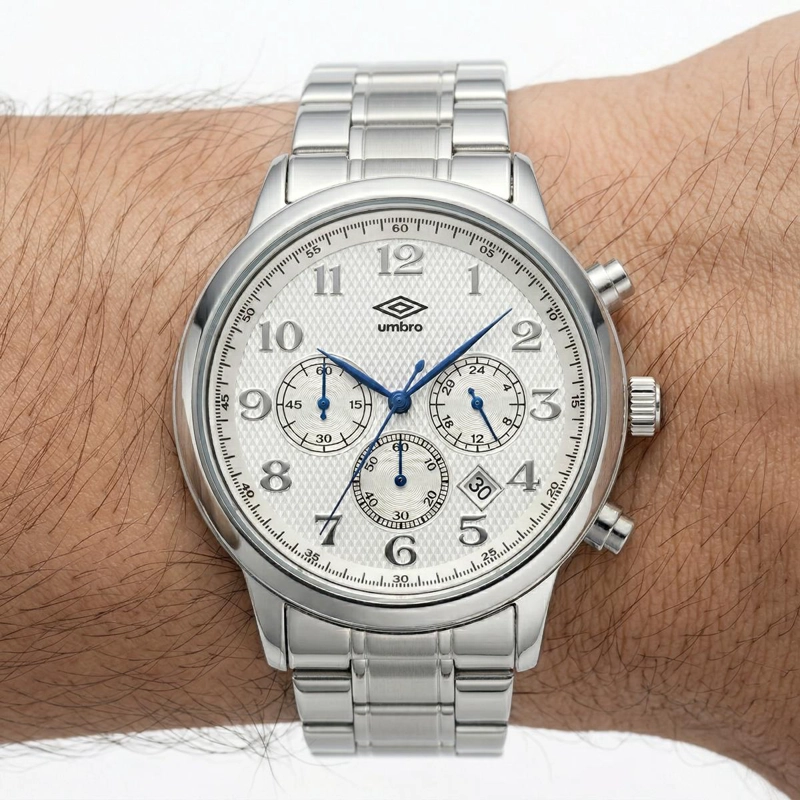 RELOJ ANALOGO HOMBRE UMBRO PLUS PLATEADO UMBP-1500-170 - 2