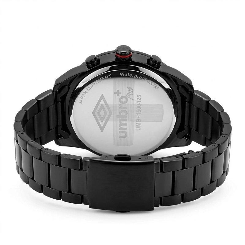 RELOJ ANALOGO HOMBRE UMBRO PLUS NEGRO UMBP-1500-125 - 3