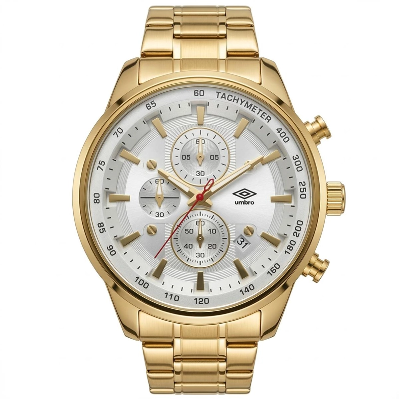 RELOJ ANALOGO HOMBRE UMBRO PLUS DORADO UMBP-1500-176 - 2