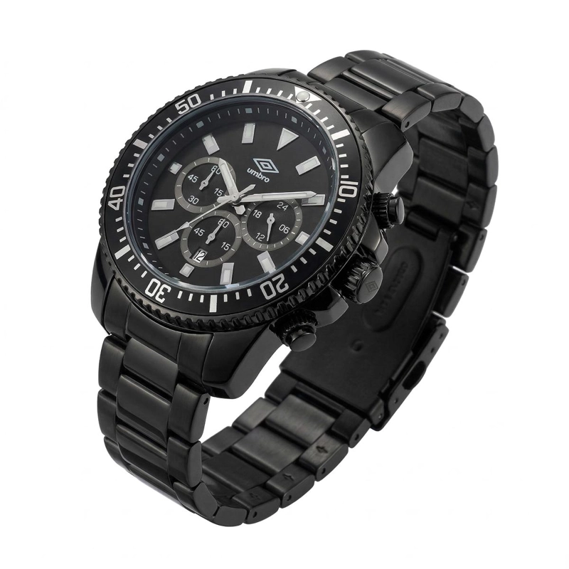 RELOJ ANALOGO HOMBRE UMBRO PLUS NEGRO UMBP-1500-105 - 2