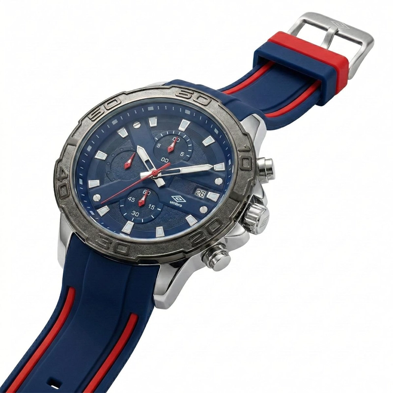 RELOJ ANALOGO HOMBRE UMBRO PLUS AZUL/ROJO UMBP-1500-106 - 5