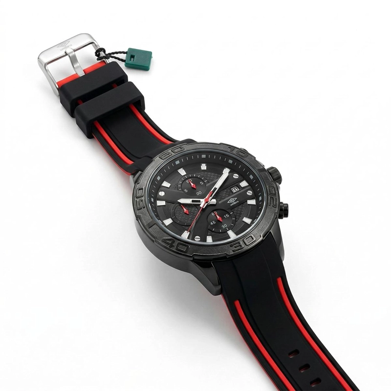RELOJ ANALOGO HOMBRE UMBRO PLUS NEGRO/ROJO UMBP-1500-107 - 3
