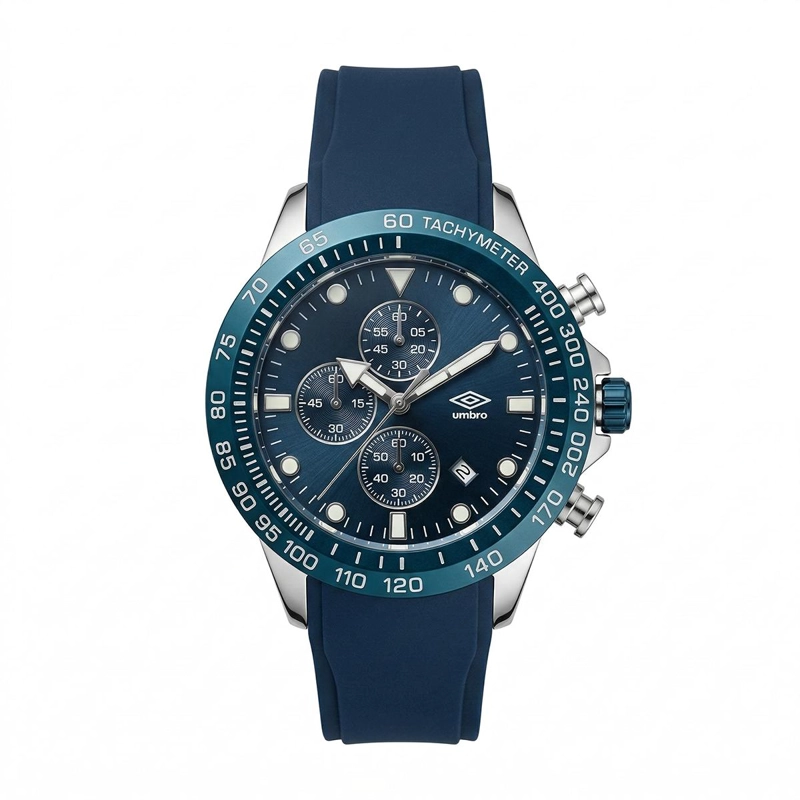 RELOJ ANALOGO HOMBRE UMBRO PLUS AZUL UMBP-1500-111 - 1