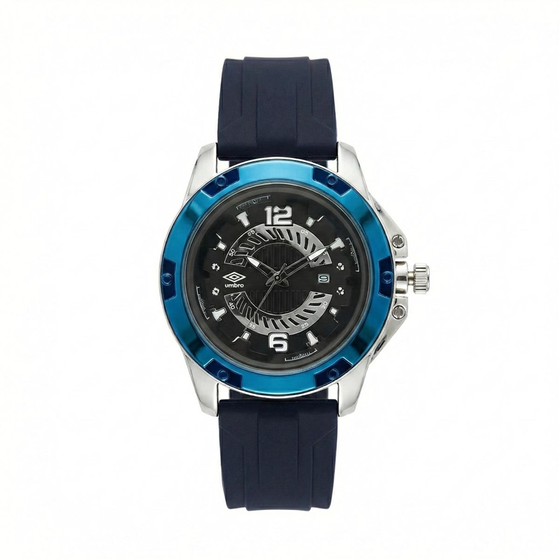 RELOJ ANALOGO HOMBRE UMBRO PLUS AZUL UMBP-1500-77 - 1