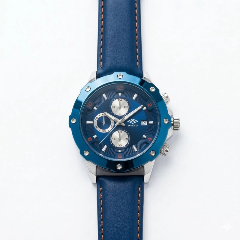 RELOJ ANALOGO HOMBRE UMBRO PLUS AZUL UMBP-1500-61 - 3