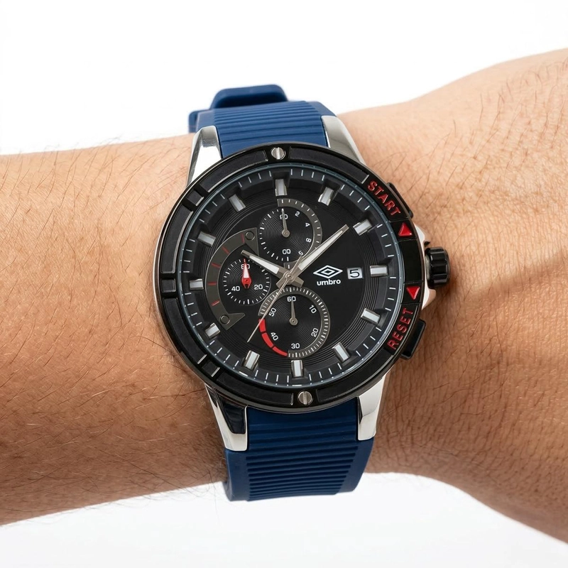 RELOJ ANALOGO HOMBRE UMBRO PLUS AZUL UMBP-1500-87 - 4