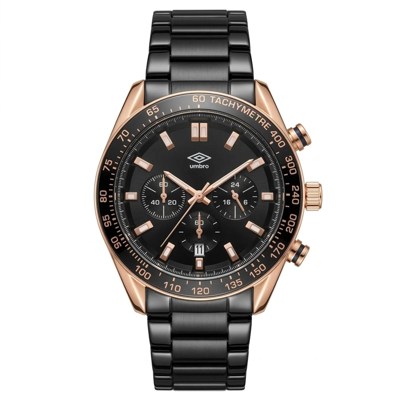 RELOJ ANALOGO HOMBRE UMBRO PLUS NEGRO UMBP-1500-117 - 1
