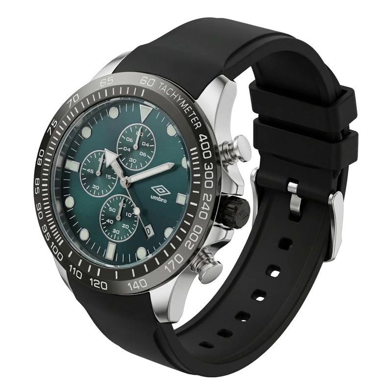 RELOJ ANALOGO HOMBRE UMBRO PLUS NEGRO UMBP-1500-112 - 2