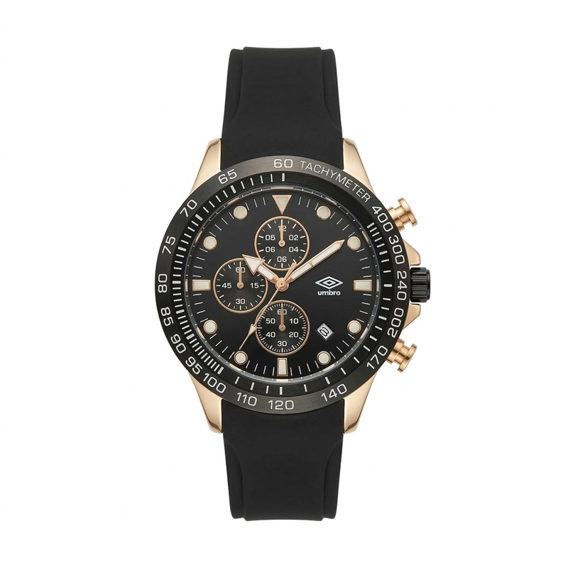 RELOJ ANALOGO HOMBRE UMBRO PLUS NEGRO UMBP-1500-113 - 1