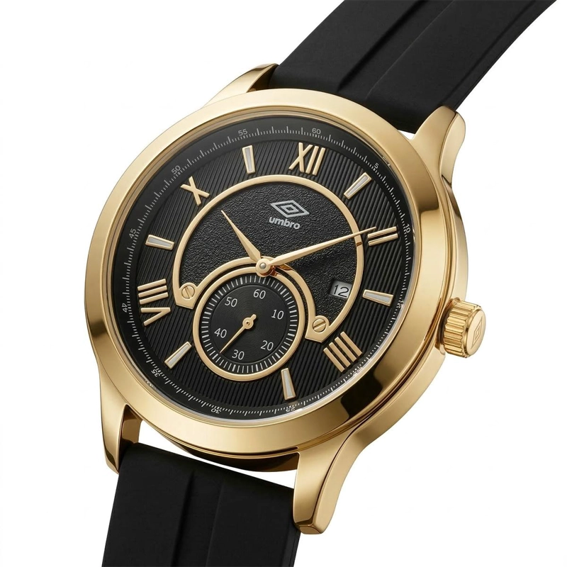 RELOJ ANALOGO HOMBRE UMBRO PLUS NEGRO UMBP-1500-134 - 2