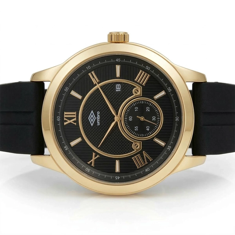 RELOJ ANALOGO HOMBRE UMBRO PLUS NEGRO UMBP-1500-134 - 3