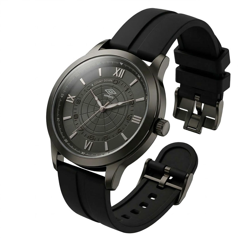 RELOJ ANALOGO HOMBRE UMBRO PLUS NEGRO UMBP-1500-149 - 2