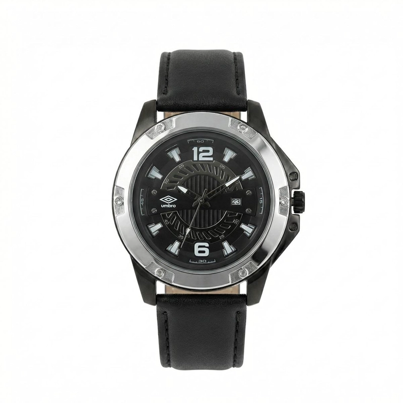 RELOJ ANALOGO HOMBRE UMBRO PLUS NEGRO UMBP-1500-76 - 1