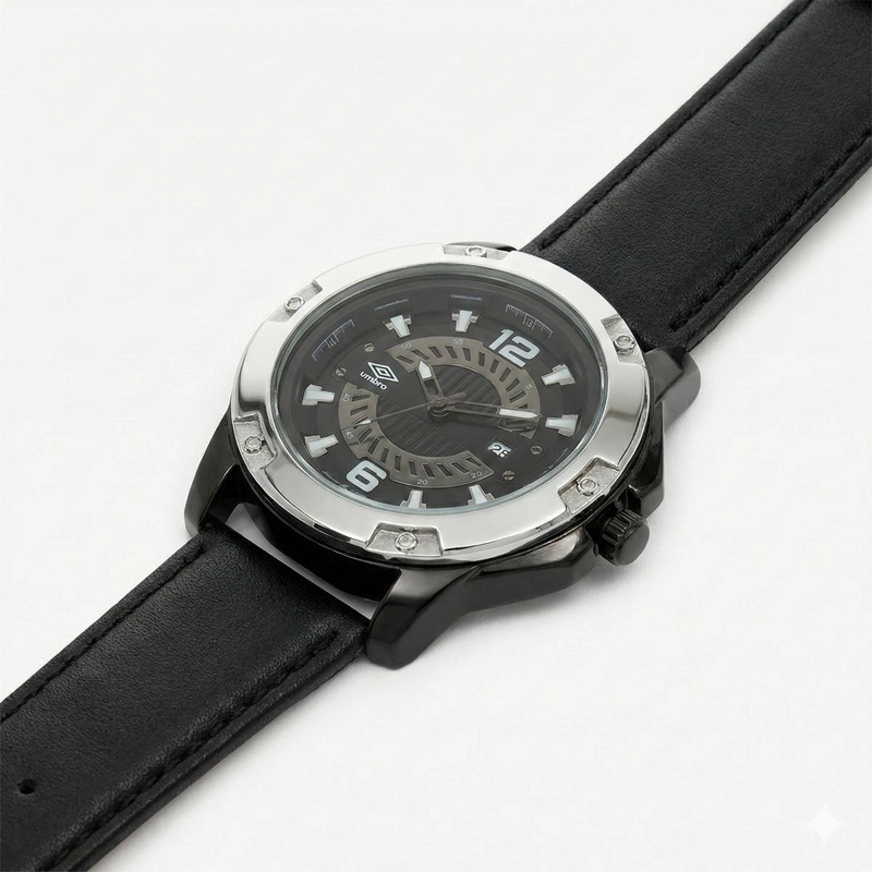 RELOJ ANALOGO HOMBRE UMBRO PLUS NEGRO UMBP-1500-76 - 3