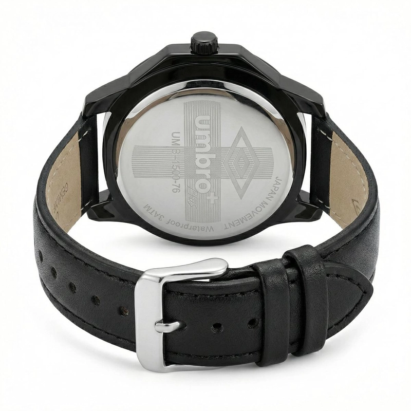 RELOJ ANALOGO HOMBRE UMBRO PLUS NEGRO UMBP-1500-76 - 4