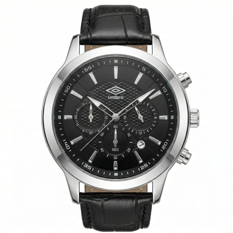 RELOJ ANALOGO HOMBRE UMBRO PLUS NEGRO UMBP-1500-82 - 1