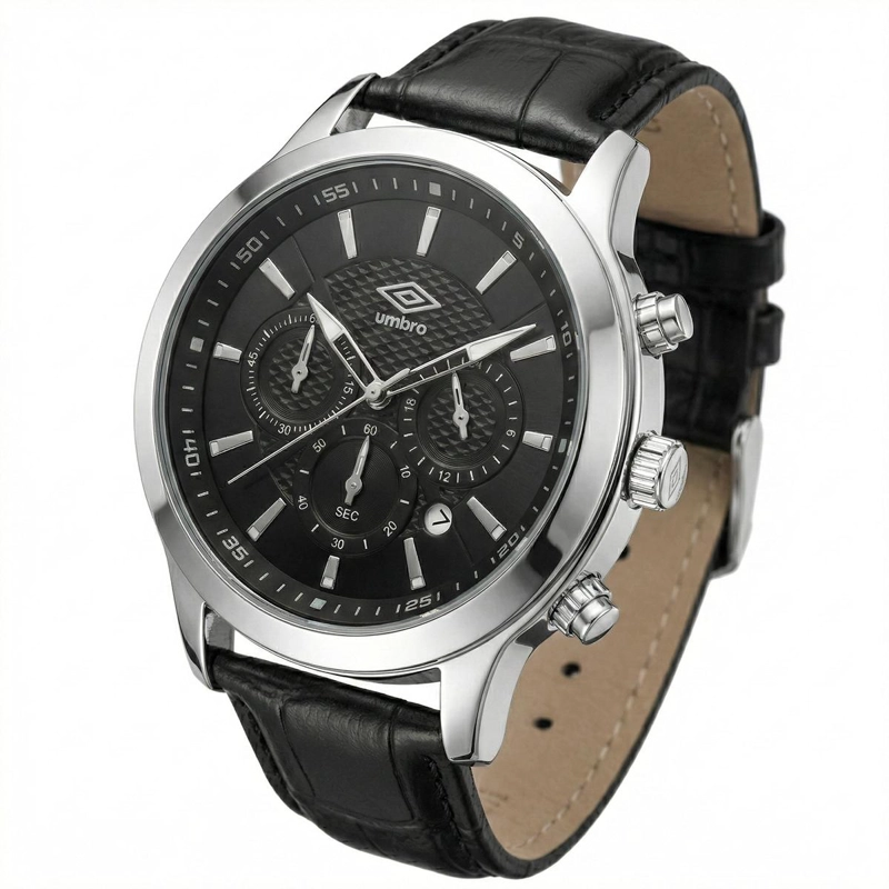 RELOJ ANALOGO HOMBRE UMBRO PLUS NEGRO UMBP-1500-82 - 2