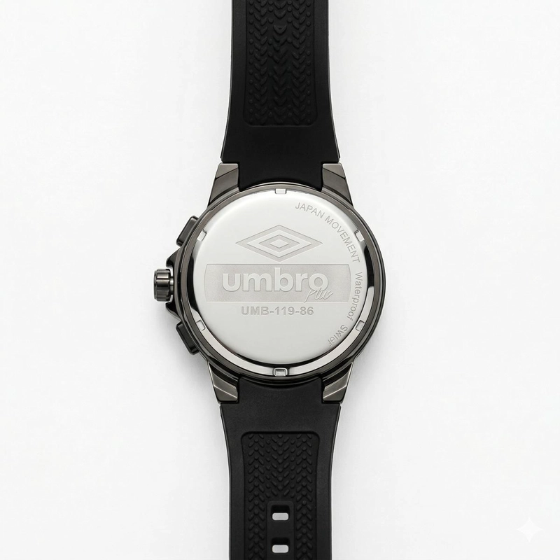 RELOJ ANALOGO HOMBRE UMBRO PLUS NEGRO UMBP-1500-86 - 2